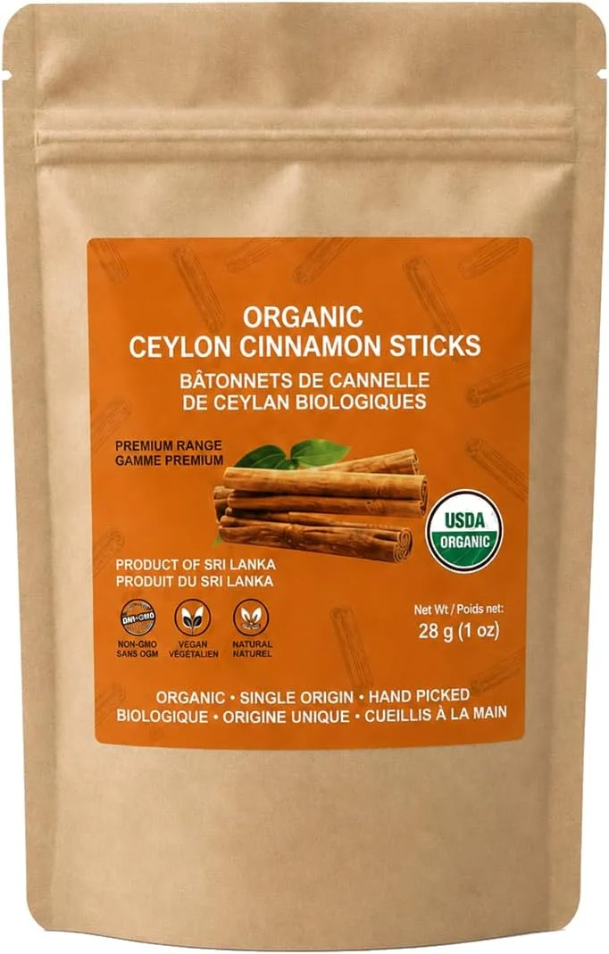 Bolsa de canela de Ceilán en rama Wholesome North, 28 g